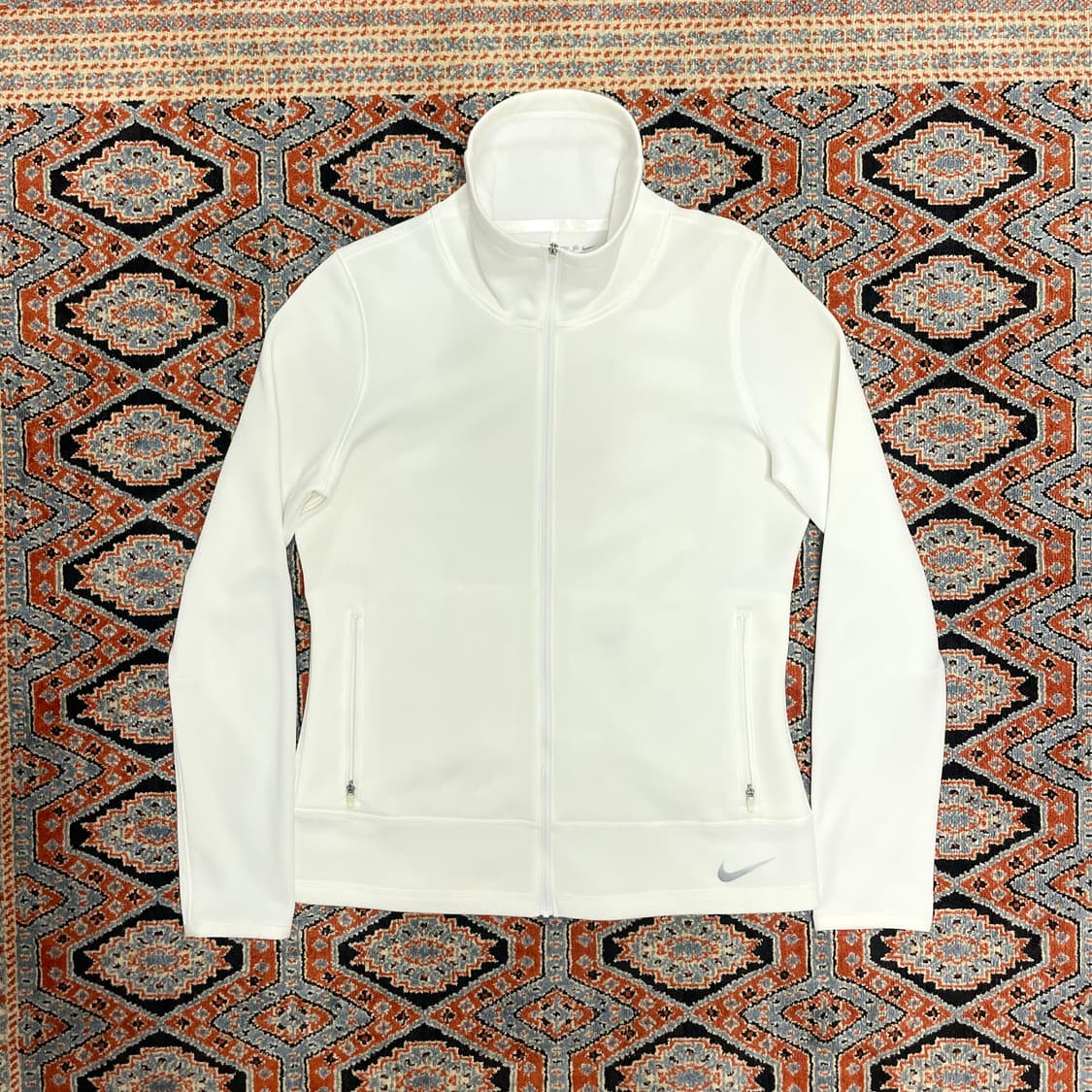 나이키골프 화이트 기모 집업져지 자켓 여성M  상품이미지1