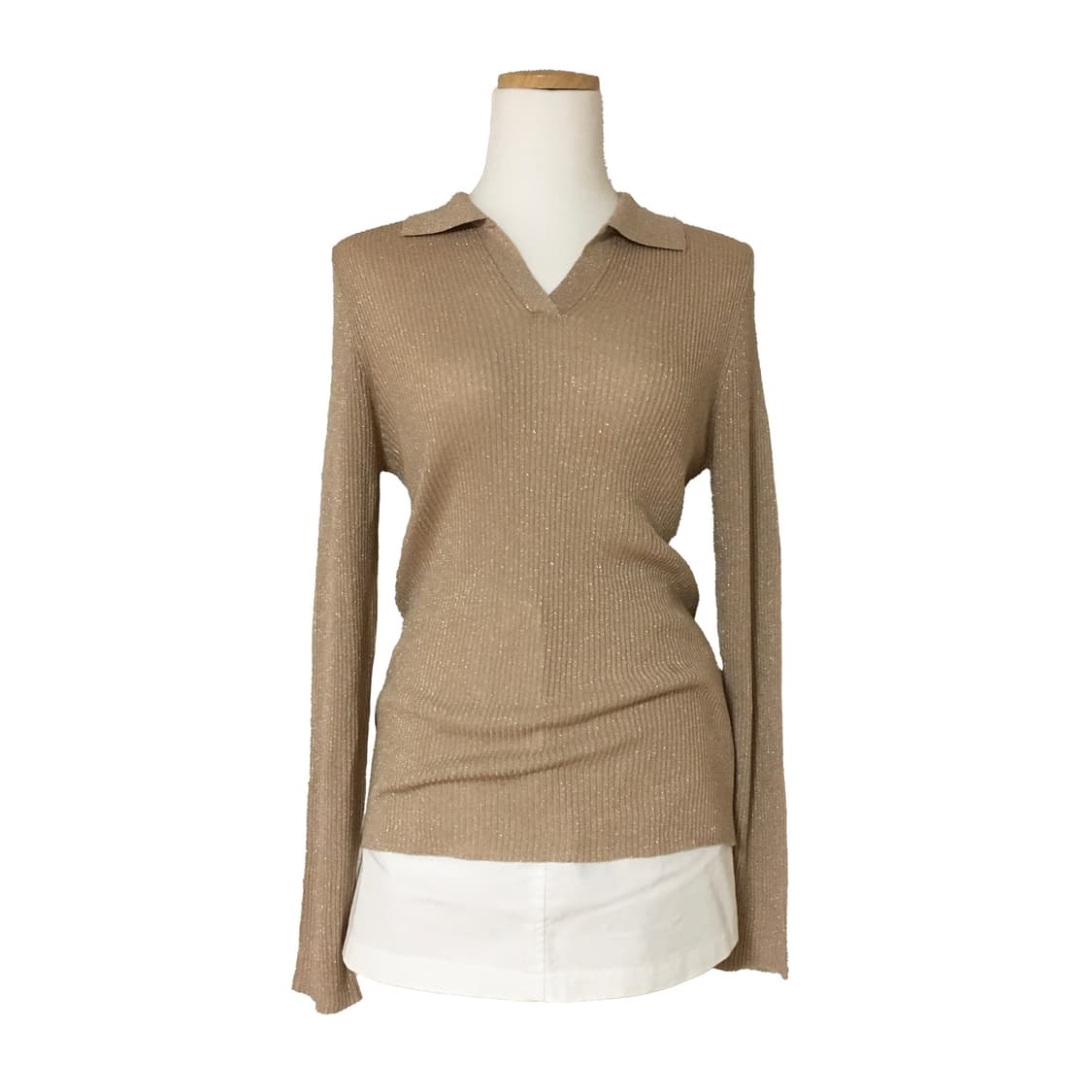 글리터 카라 니트 갸루 상품이미지1