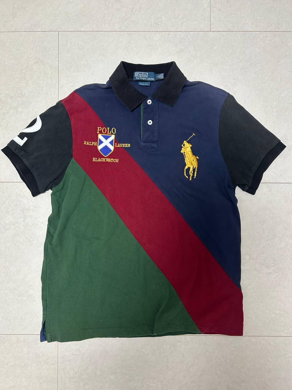 폴로 빅포니 넘버2 블랙와치 카라티(유일매물) 상품이미지1