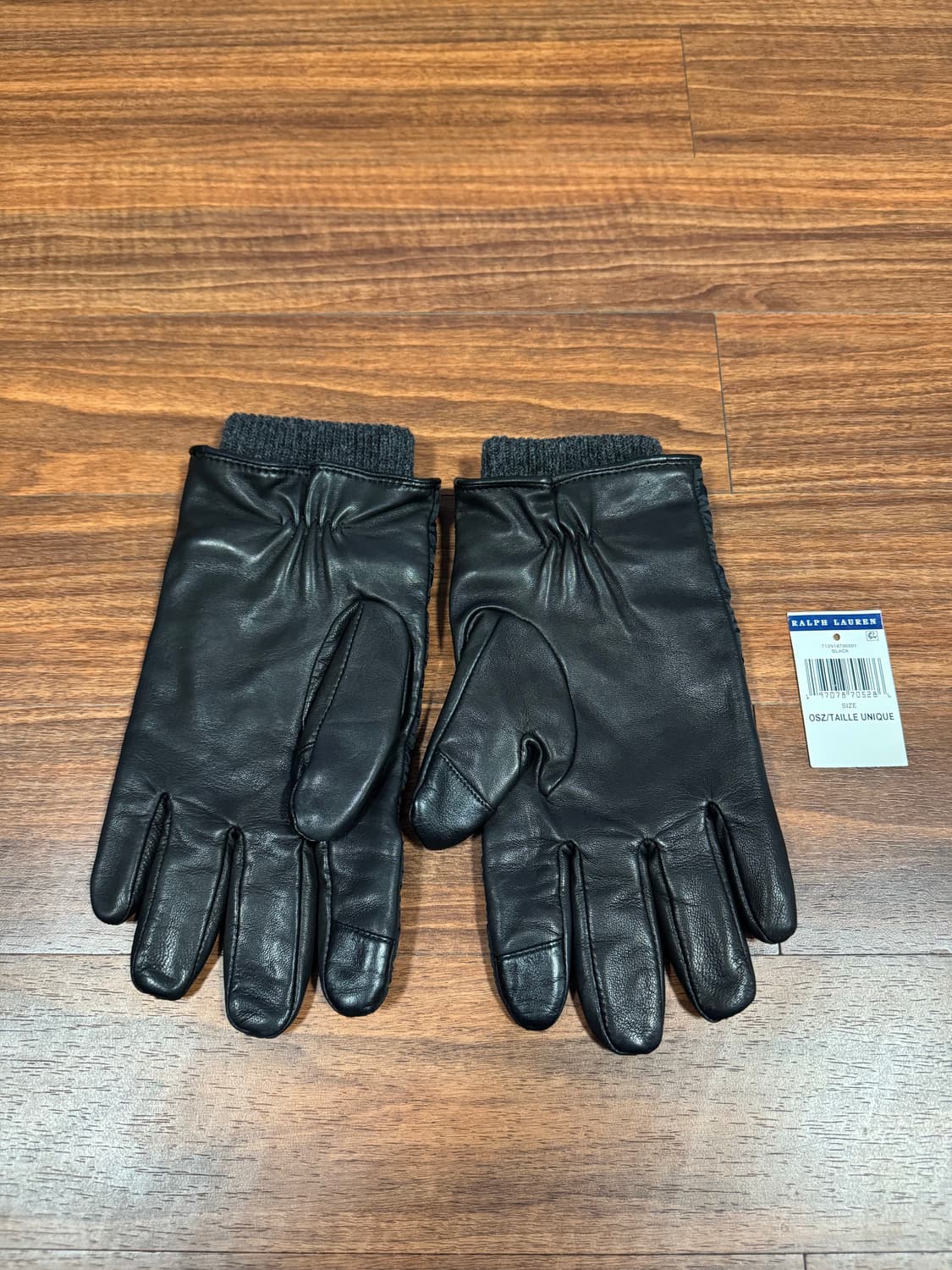 폴로 남성 퀼팅 가죽 장갑 상품이미지4