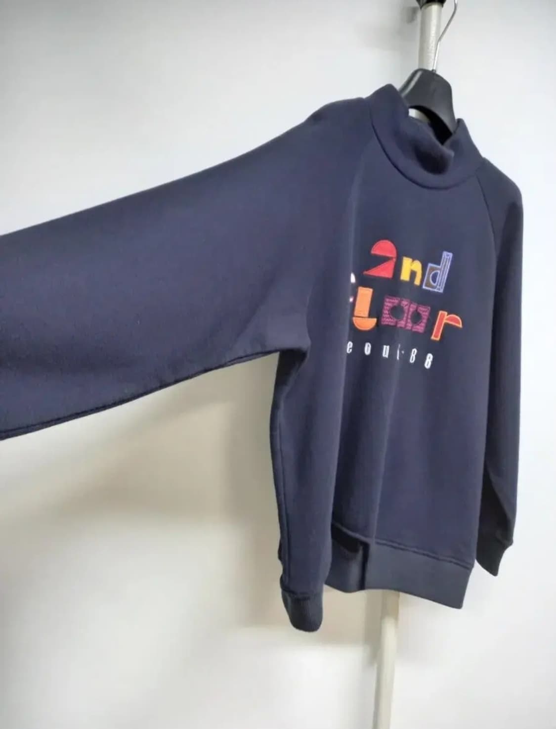 세컨플로어 추동 기모 박시타입 맨투맨 F 상품이미지5