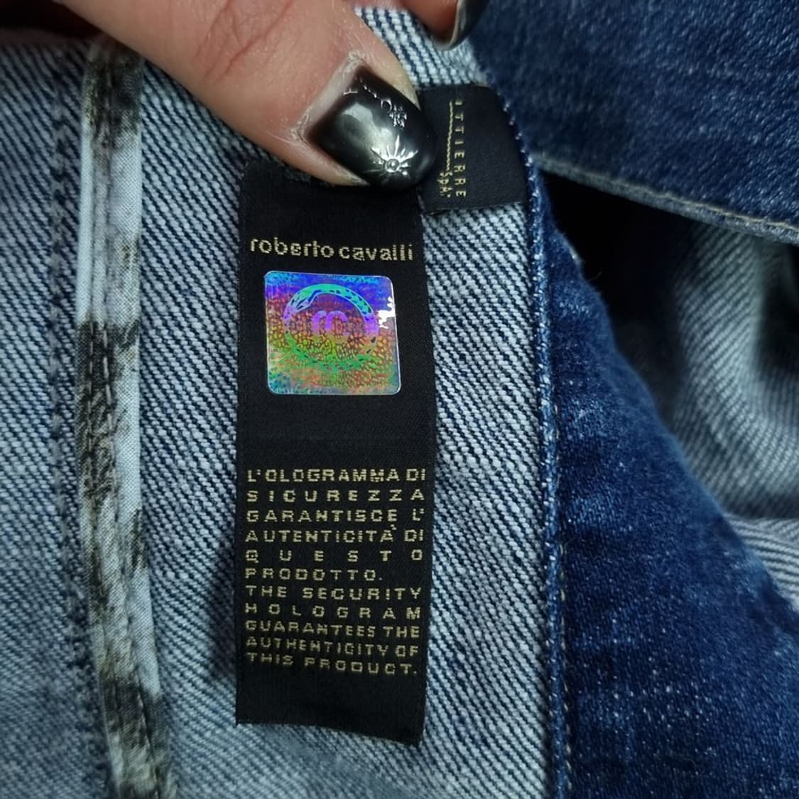 [저스트까발리] 뒷판 레이스 빈티지 데님 자켓 P01308 상품이미지8