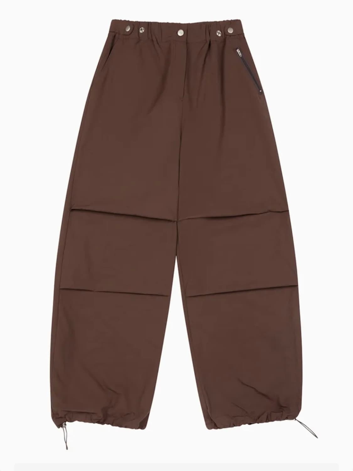 오헤시오 EFFECT NYLON PANTS, BROWN 상품이미지4