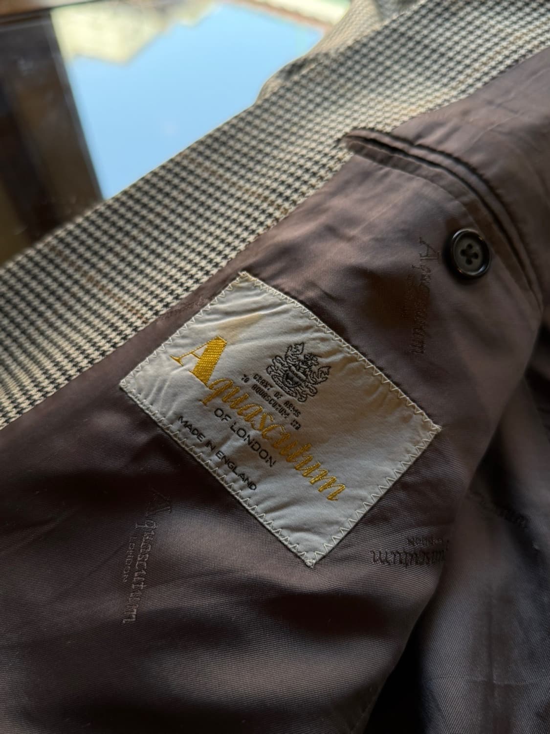 아쿠아스큐텀 트위드 자켓 100 상품이미지9