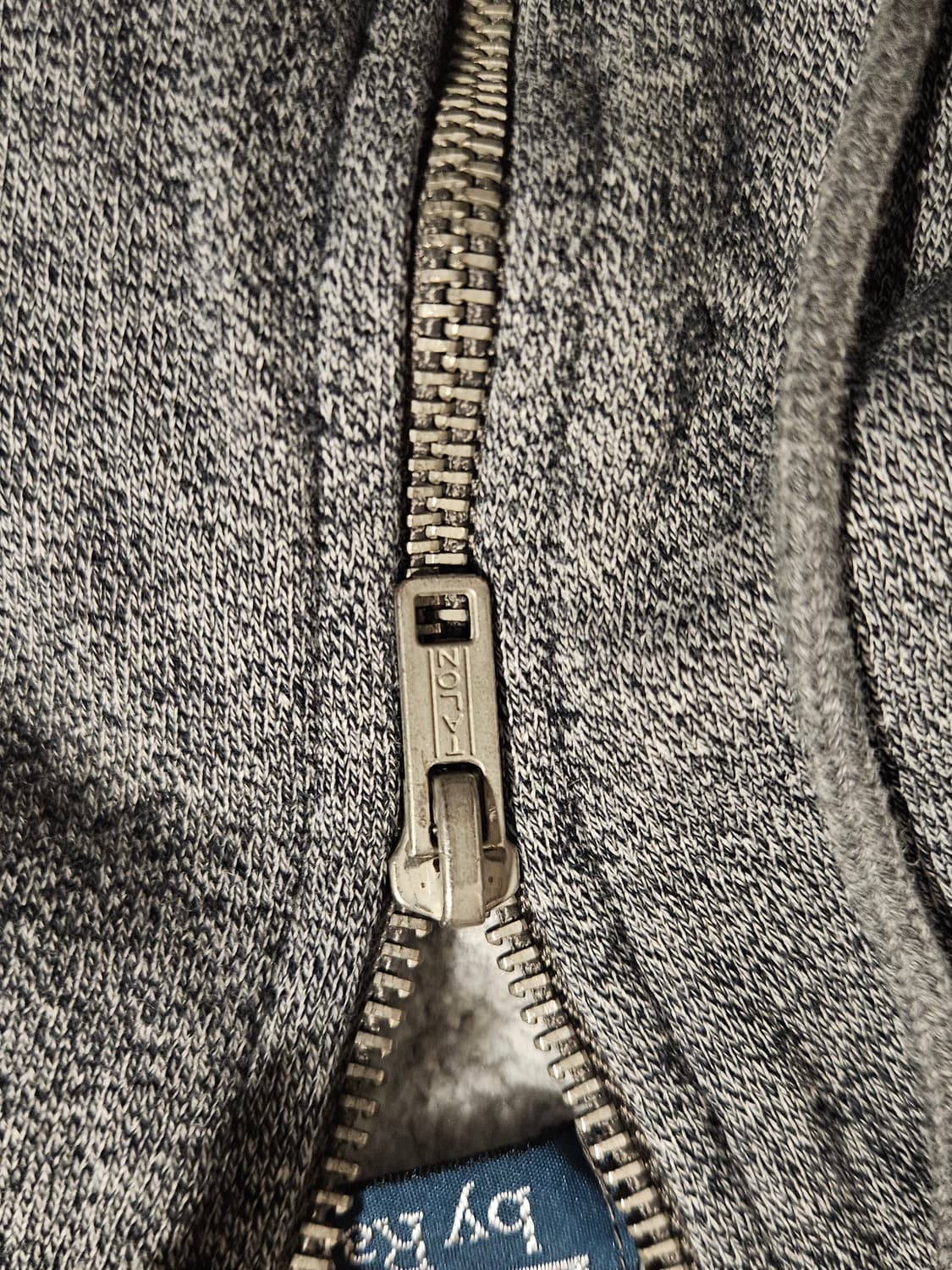 폴로 랄프로렌 그레이 플란넬 라이닝 후드 집업 상품이미지3