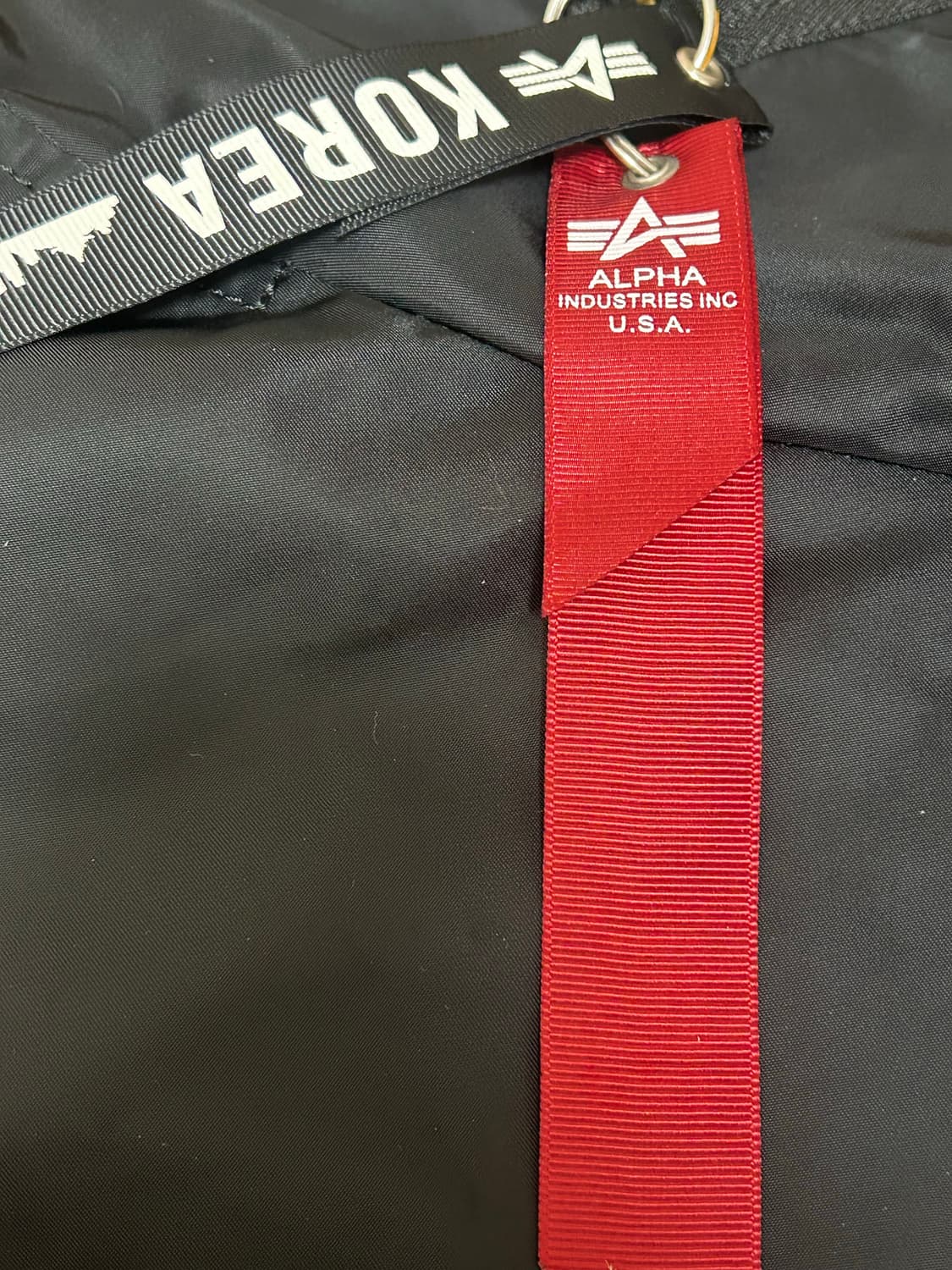 알파인더스트리 ma-1 블랙 리버시브 오렌지 자켓 상품이미지7