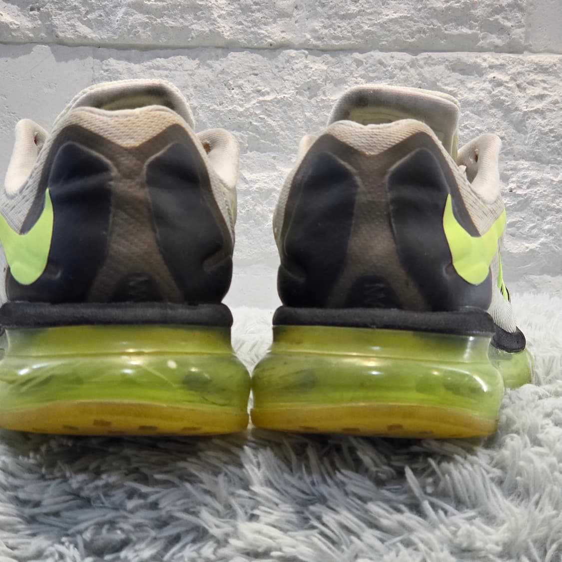 5q-23:나이키 에어맥스 2014 화이트 라임 (24.5cm) 상품이미지4