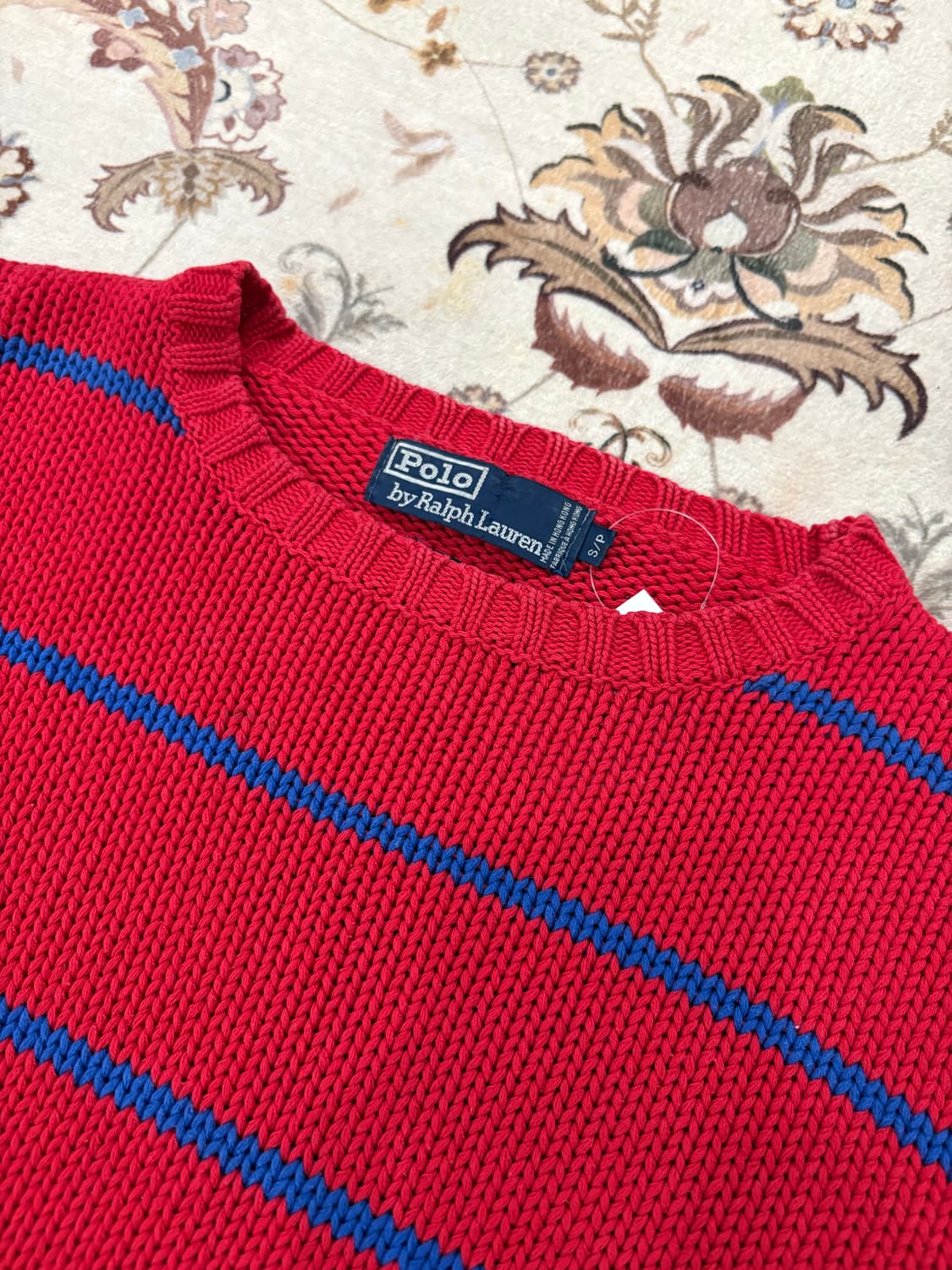 폴로랄프로렌 스트라이프 코튼 긴팔니트 상품이미지3