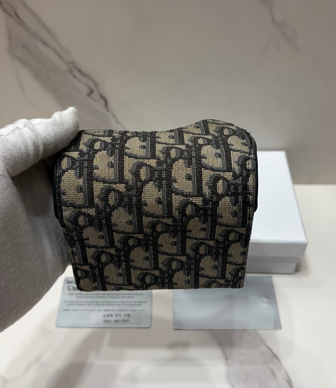 [정품] 디올 오블리크 새들 아코디언 카드지갑 상품이미지8