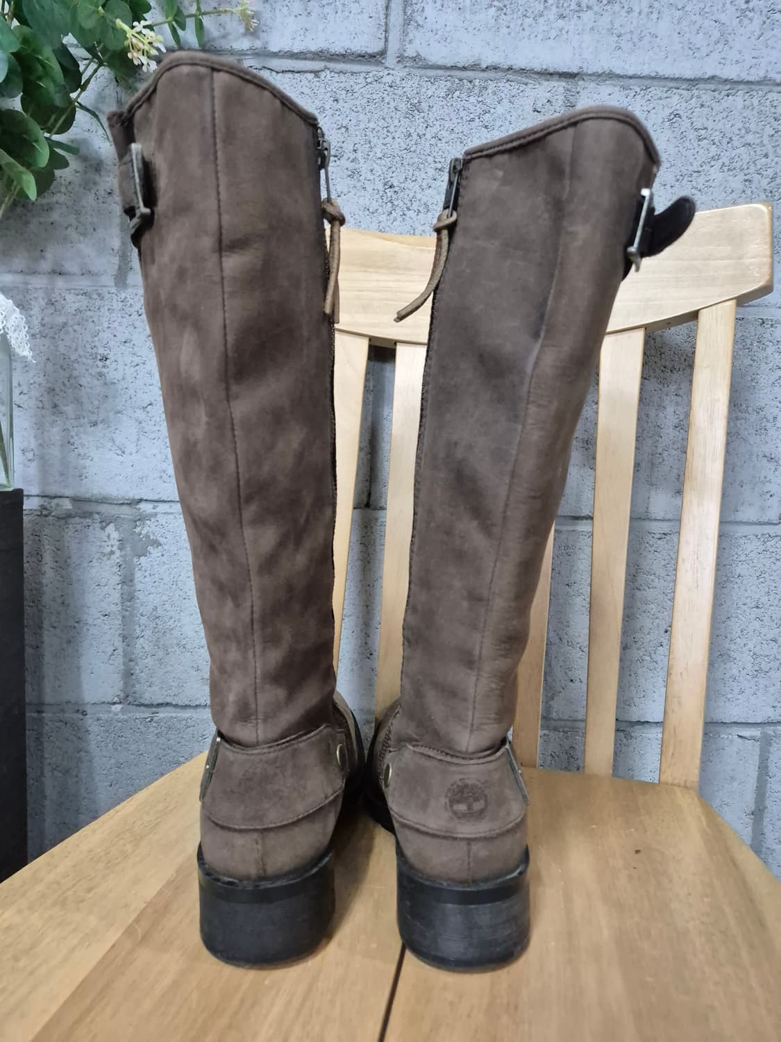 팀버랜드 가죽스웨이드 롱부츠 235 상품이미지5