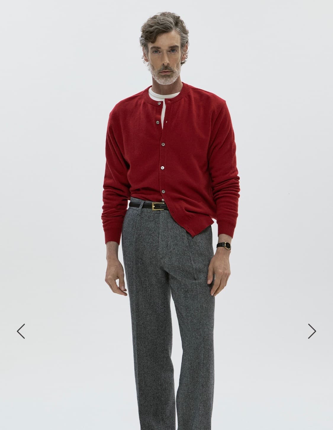 [L]세비지 라운드 가디건 상품이미지1