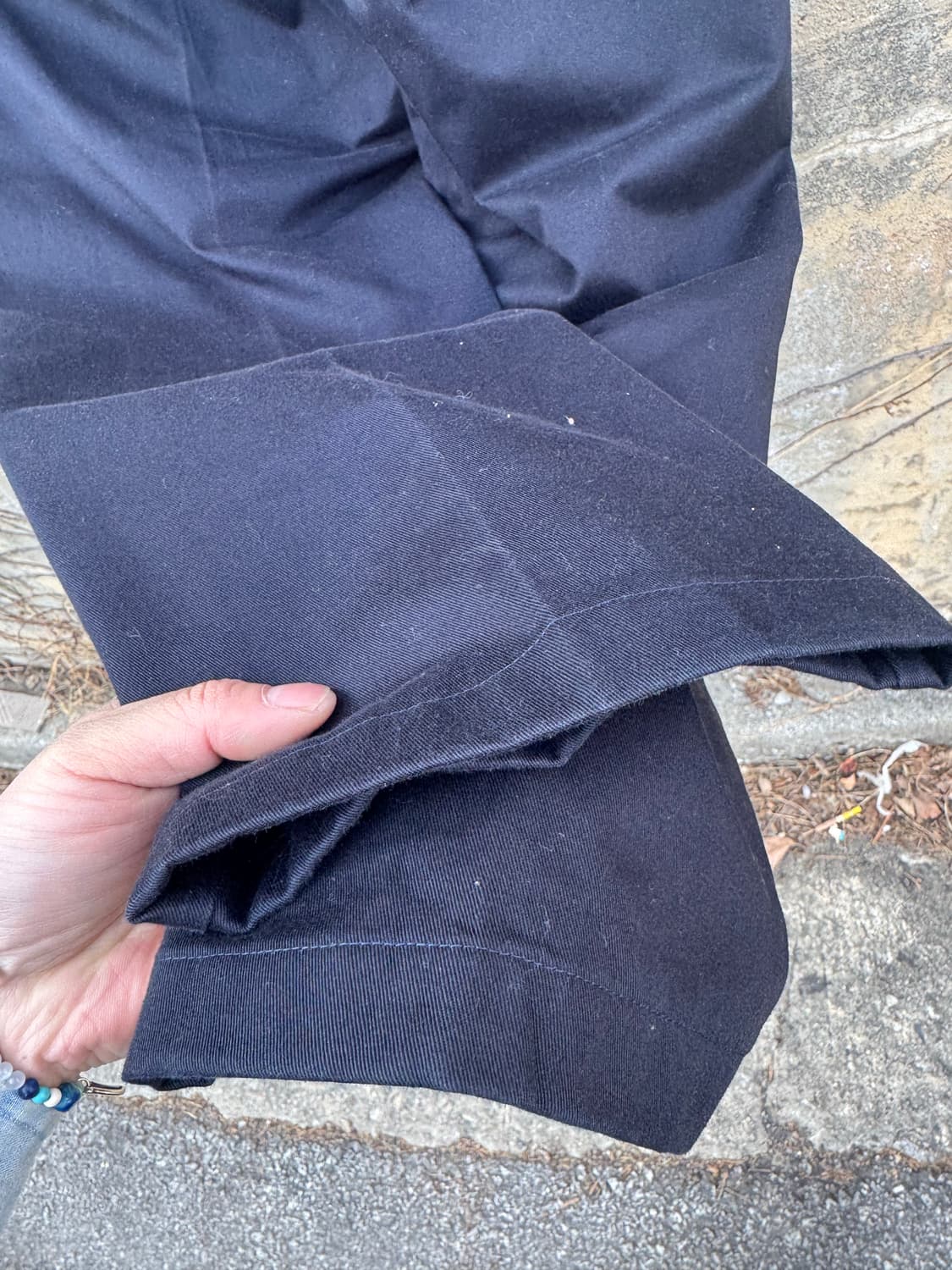 90s 폴로 랄프로렌 빈티지 made in usa 치노 팬츠 네이비 상품이미지5