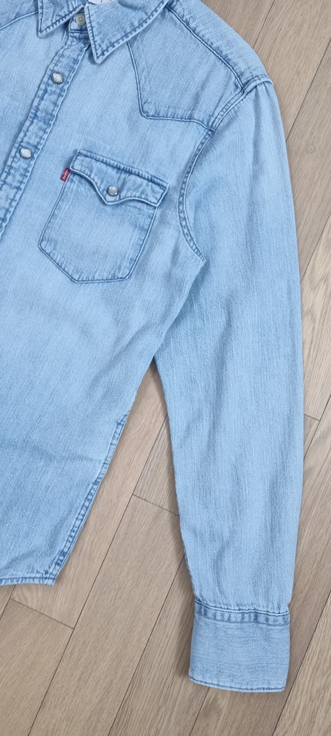 리바이스 바스토우 연청 데님 셔츠 S _ 공용, 여성추천 상품이미지4