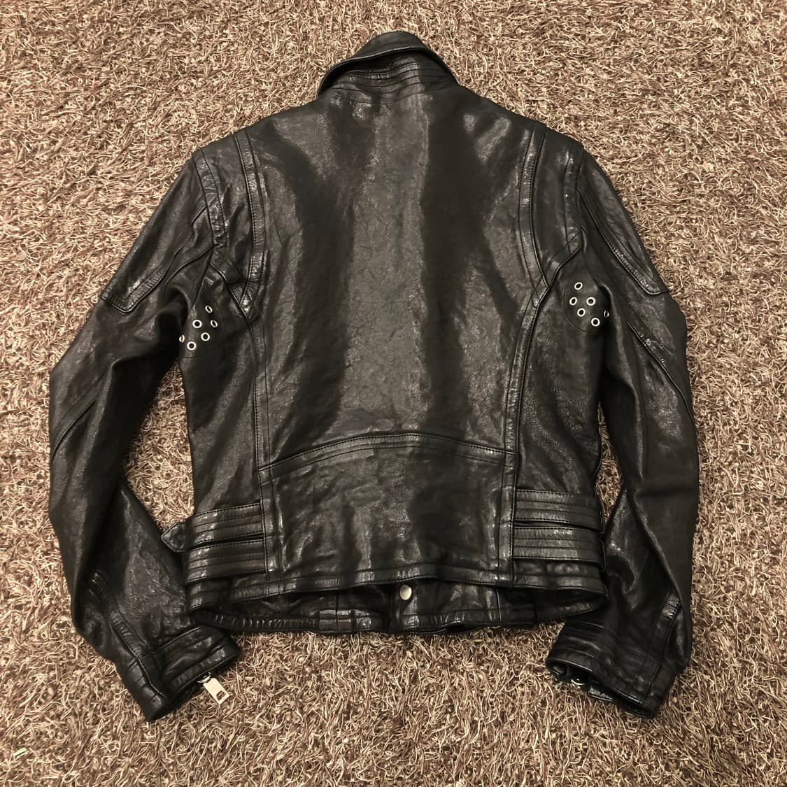 빈티지 양가죽 라이더 레더 가죽 자켓 상품이미지6