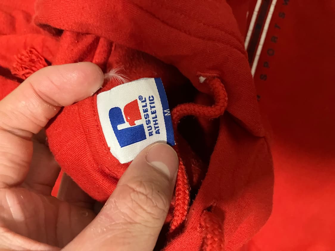 러셀 애슬레틱 빨간색 후드티 M 상품이미지2