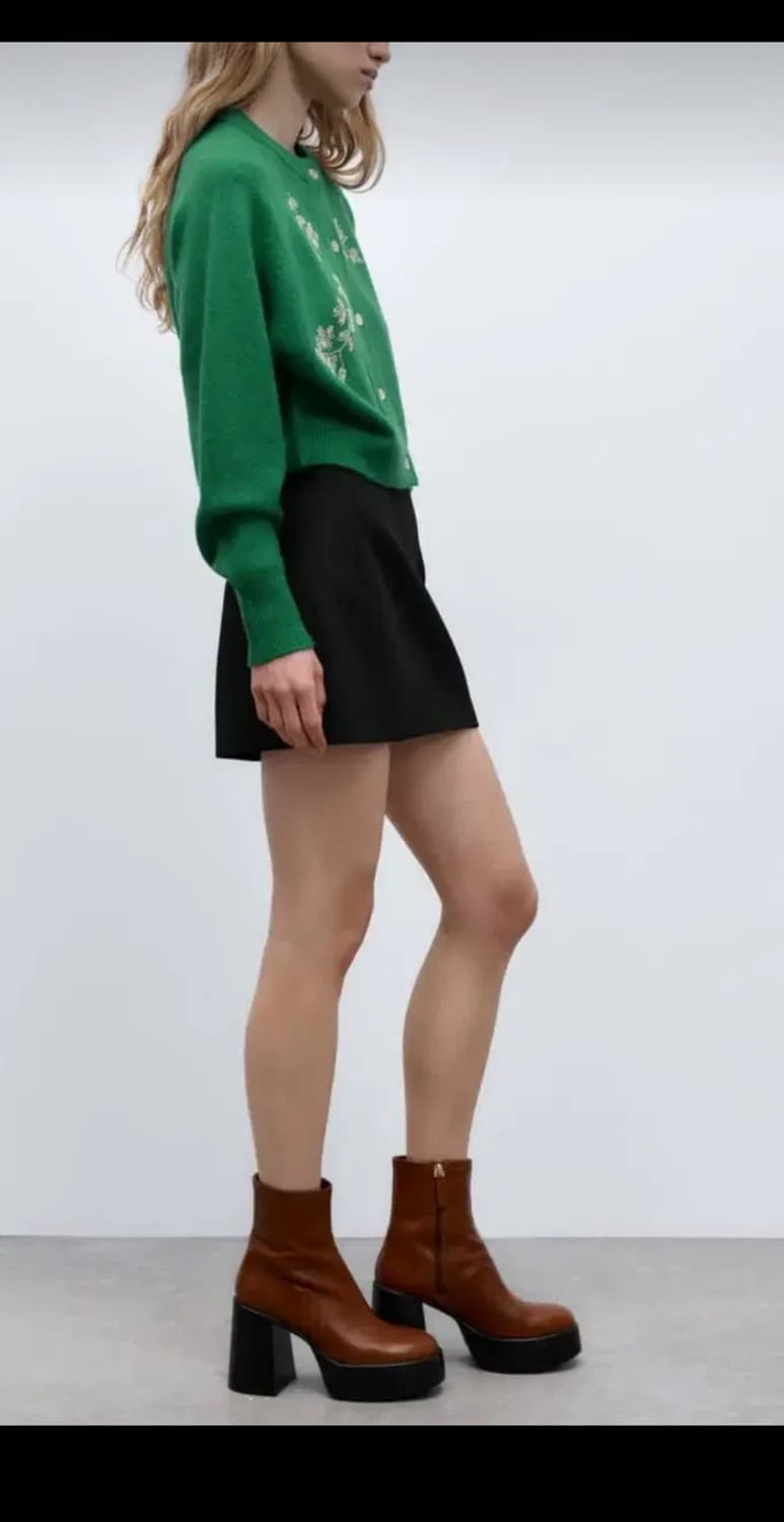 자라 ZARA 비즈장식 가디건 새상품 상품이미지4