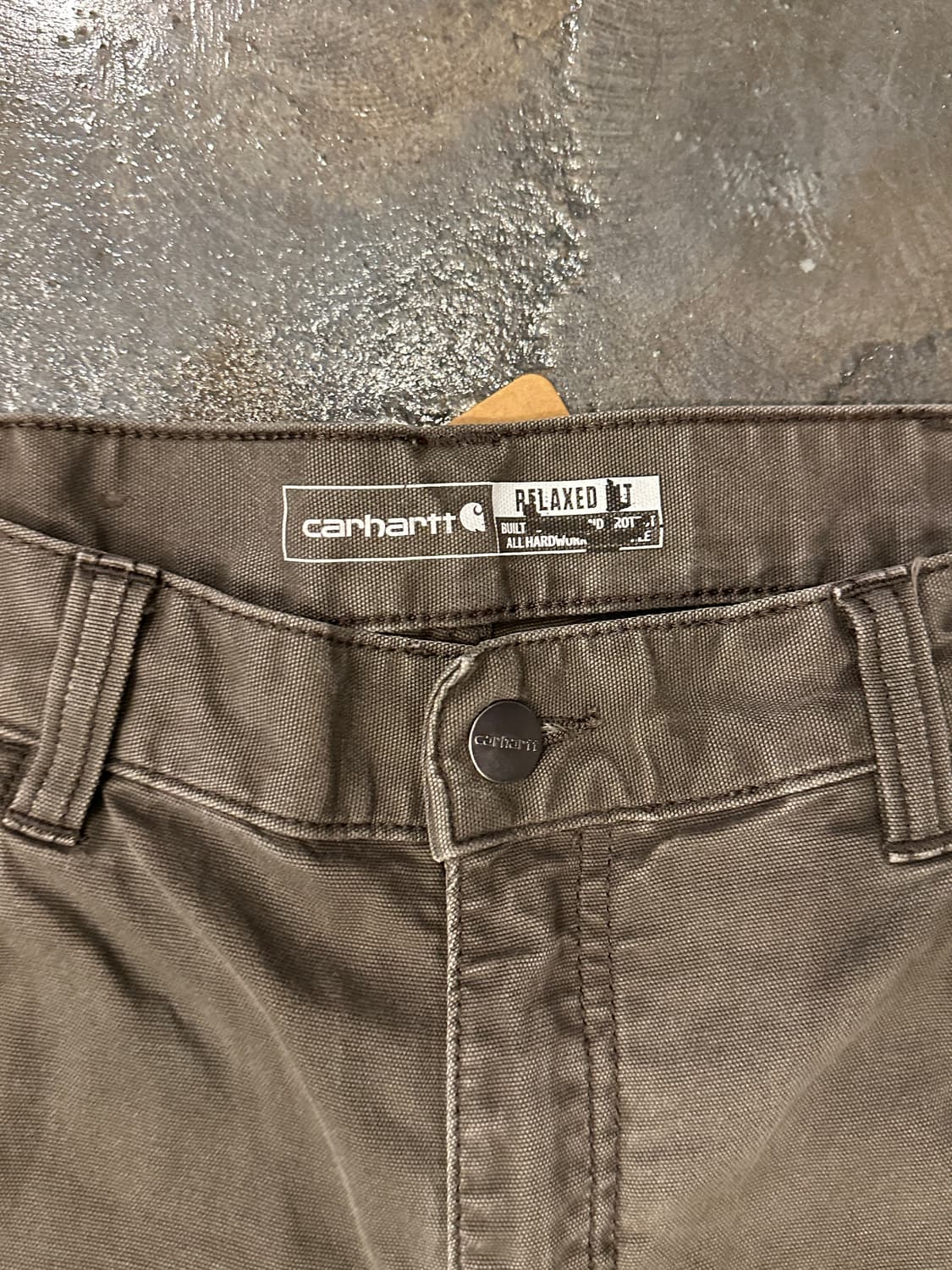 칼하트 릴렉스핏 워크팬츠 34X34 상품이미지3