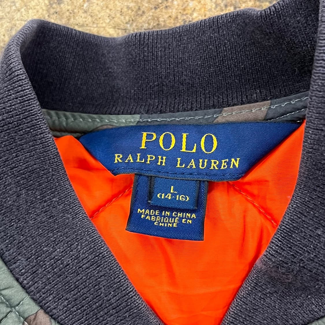 [정품/L] 폴로 랄프로렌 카모 밀리터리 퀼팅 조끼 b8 상품이미지4