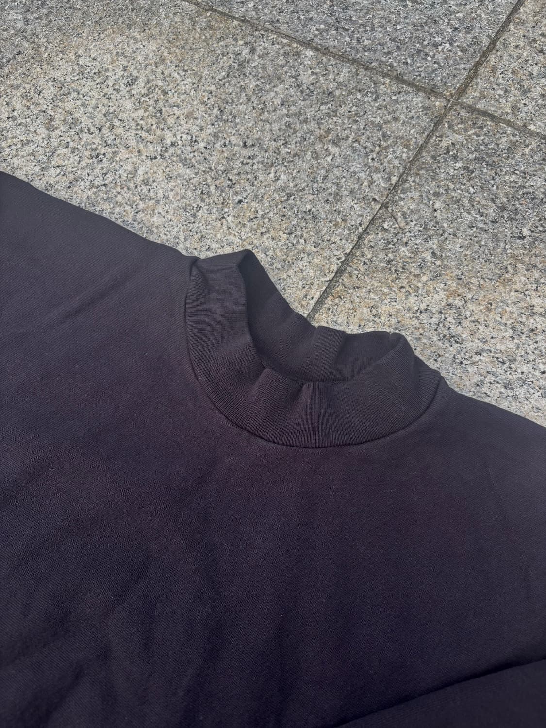 Yeezy 시즌 샘플 크루넥 블랙 상품이미지3
