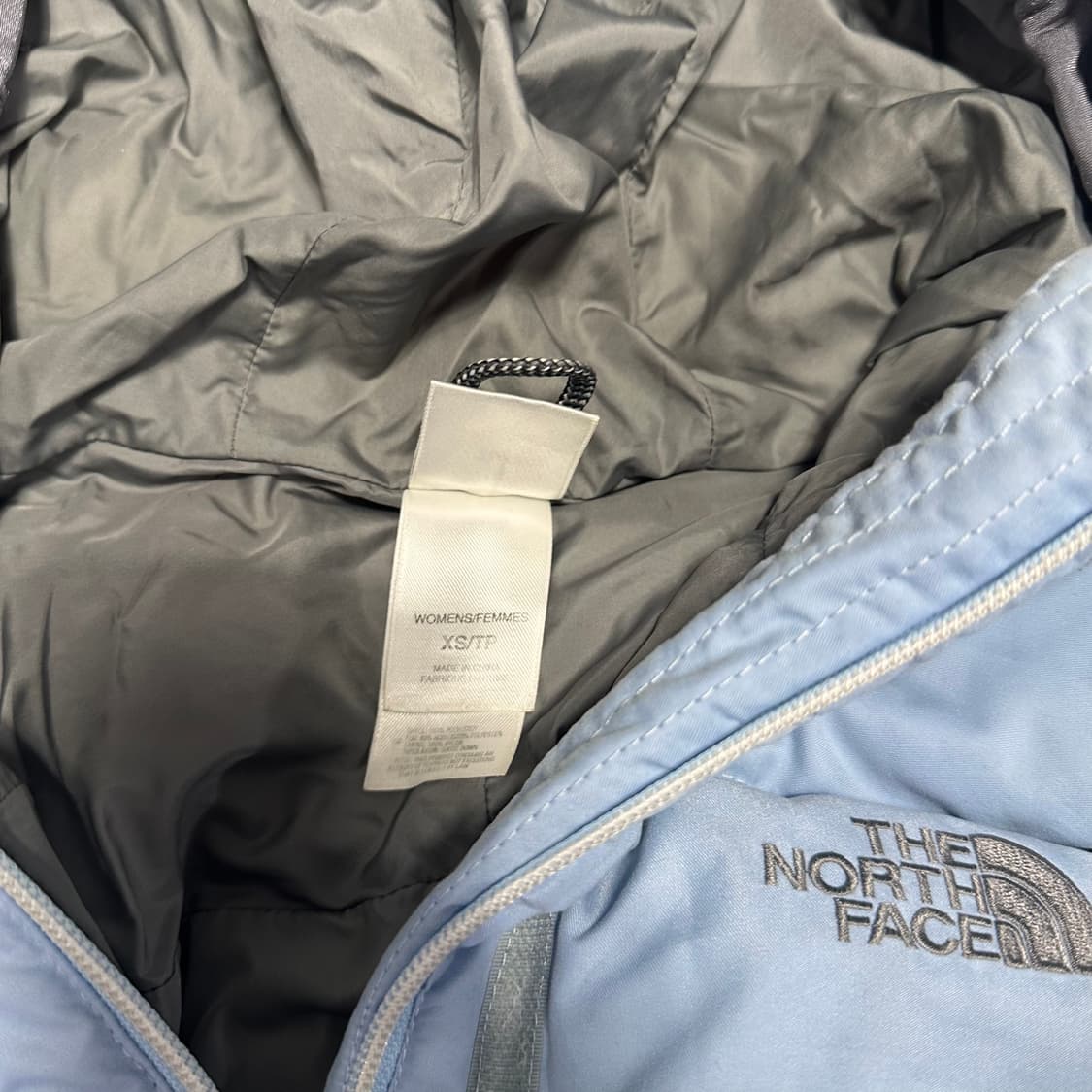 노스페이스 푸퍼 패딩 하늘색  상품이미지4