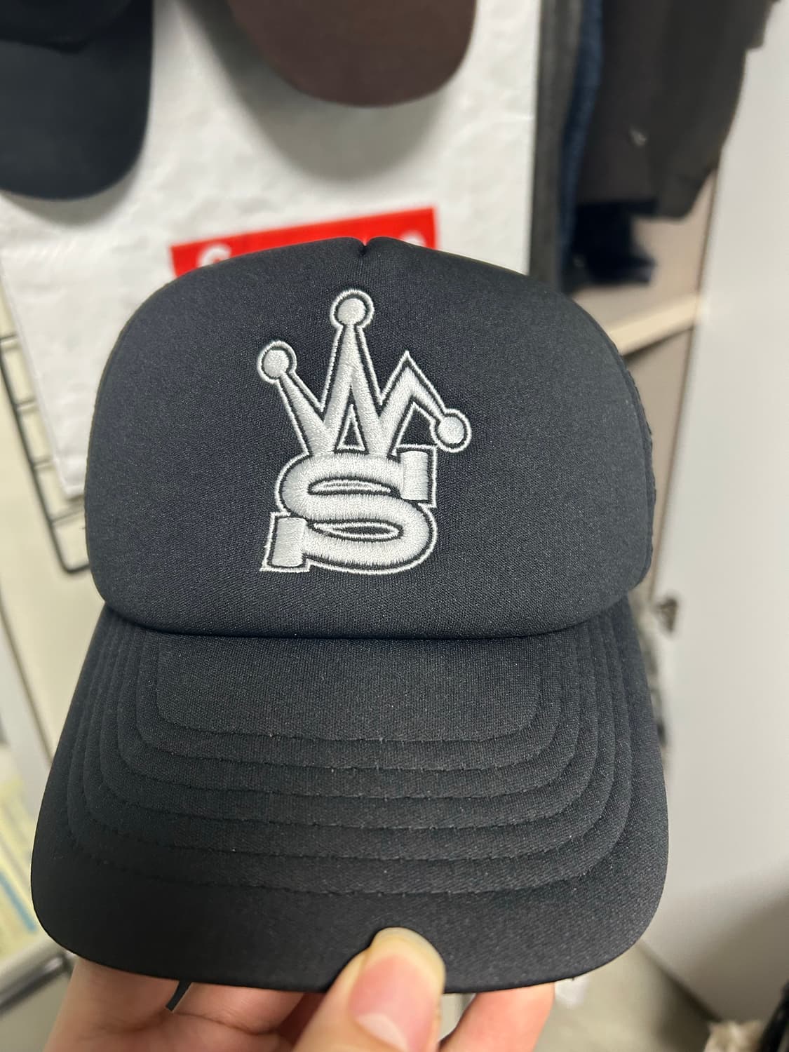 스투시 x 아워레가시 워크샵 트러커 캡 블랙 상품이미지2