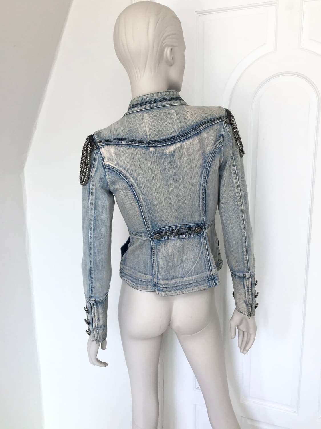 GUESS Napoleon Chain  Denim Jacket  상품이미지8