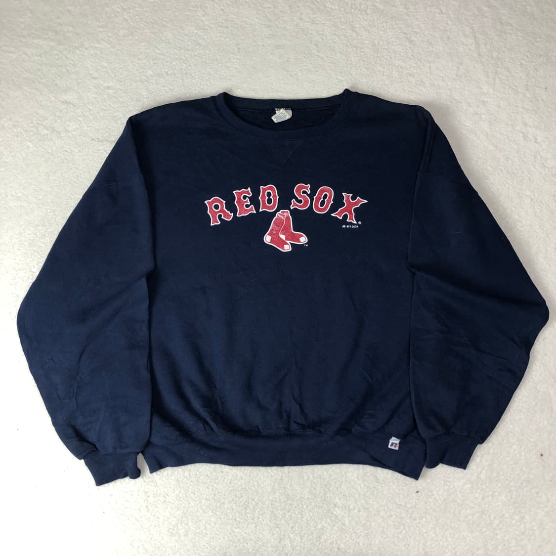 90s 러셀 에슬레틱 레드삭스 스웻셔츠  상품이미지2