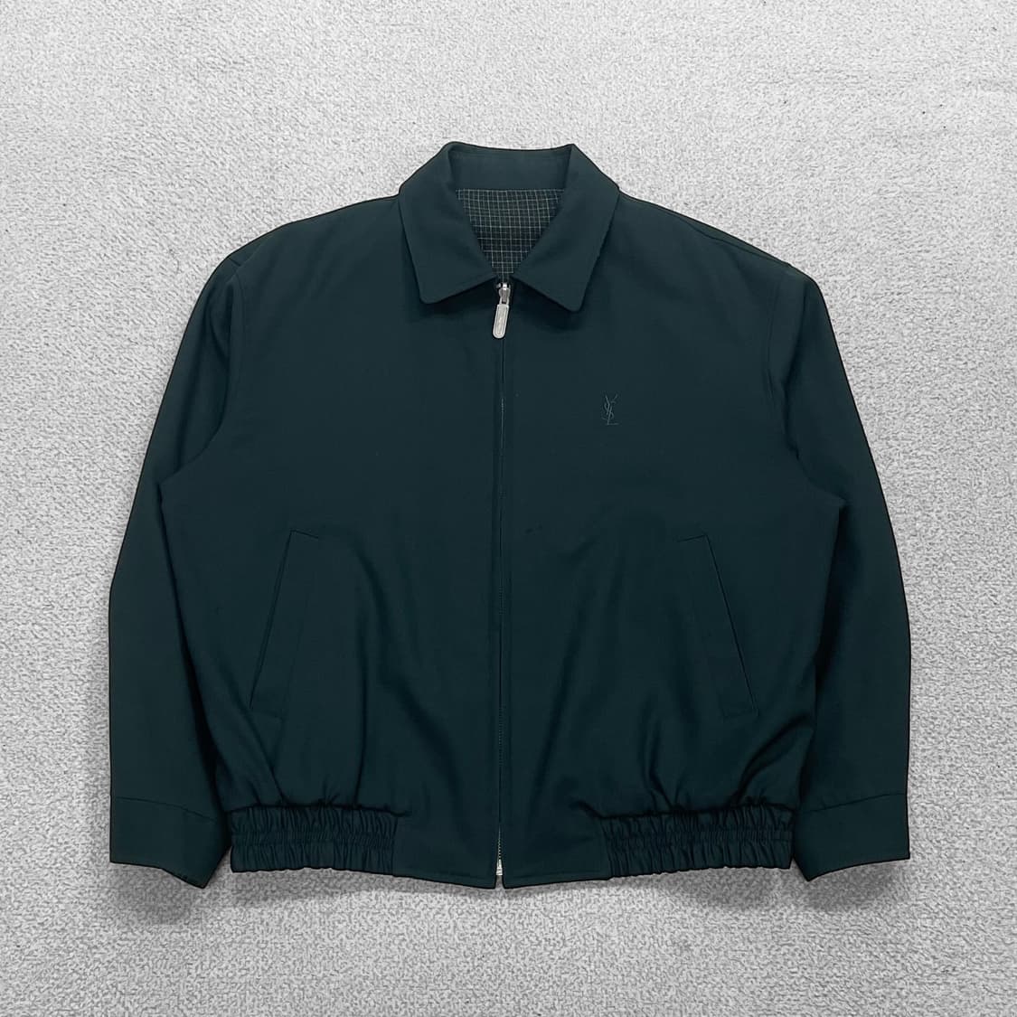 입생로랑 Ysl 로고 리버시블 블루종 자켓 상품이미지2