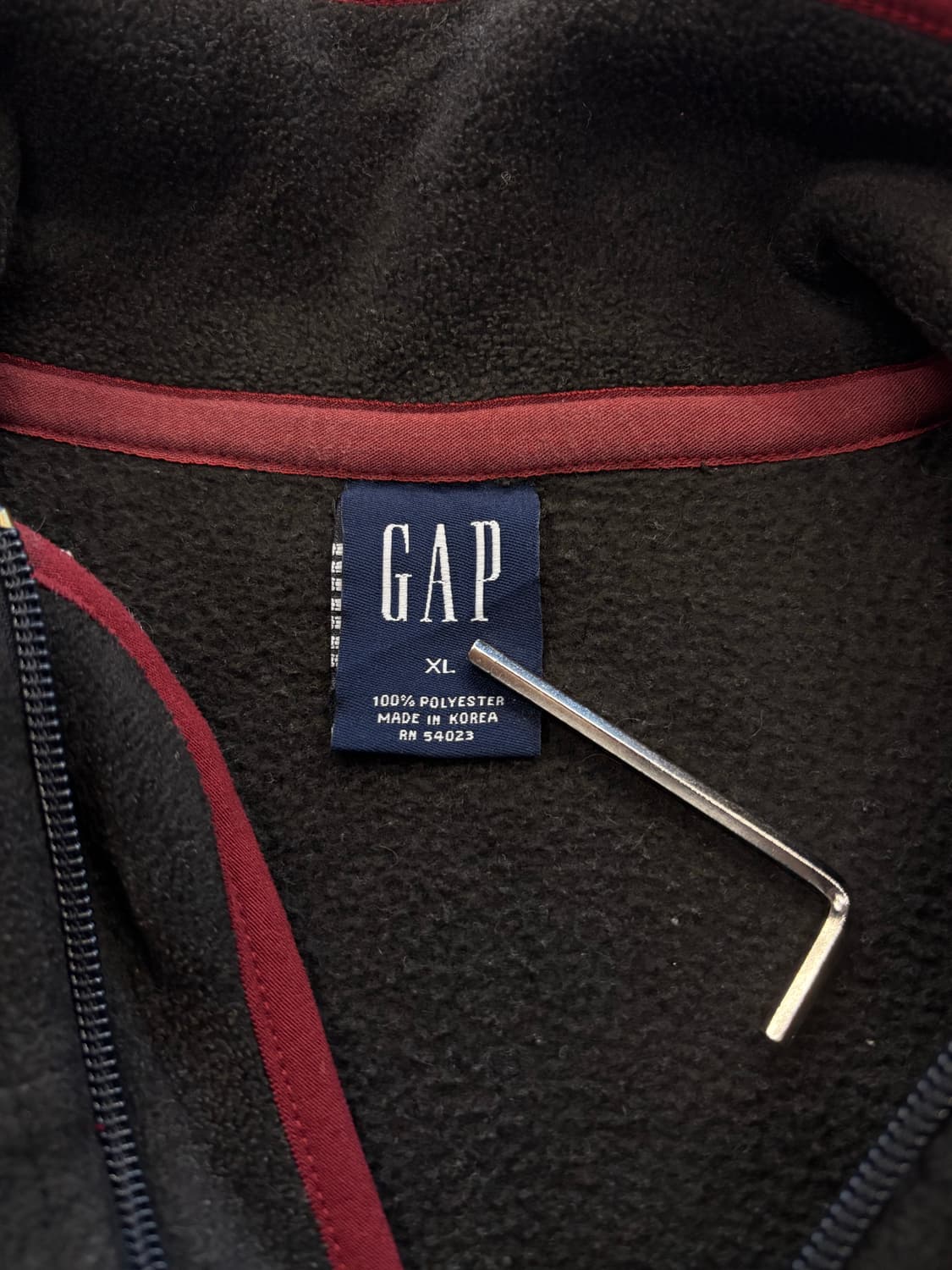 90s 올드 갭 GAP 플리스 집업 상품이미지4