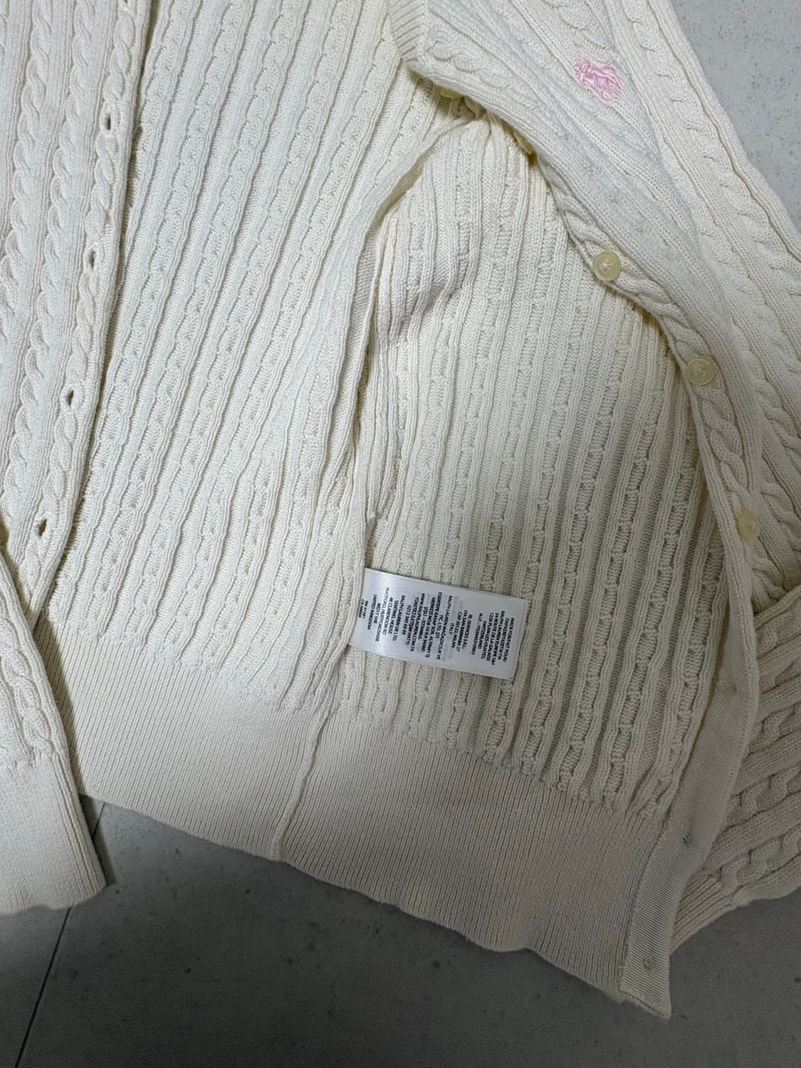 폴로 랄프로렌 케이블 가디건 상품이미지3