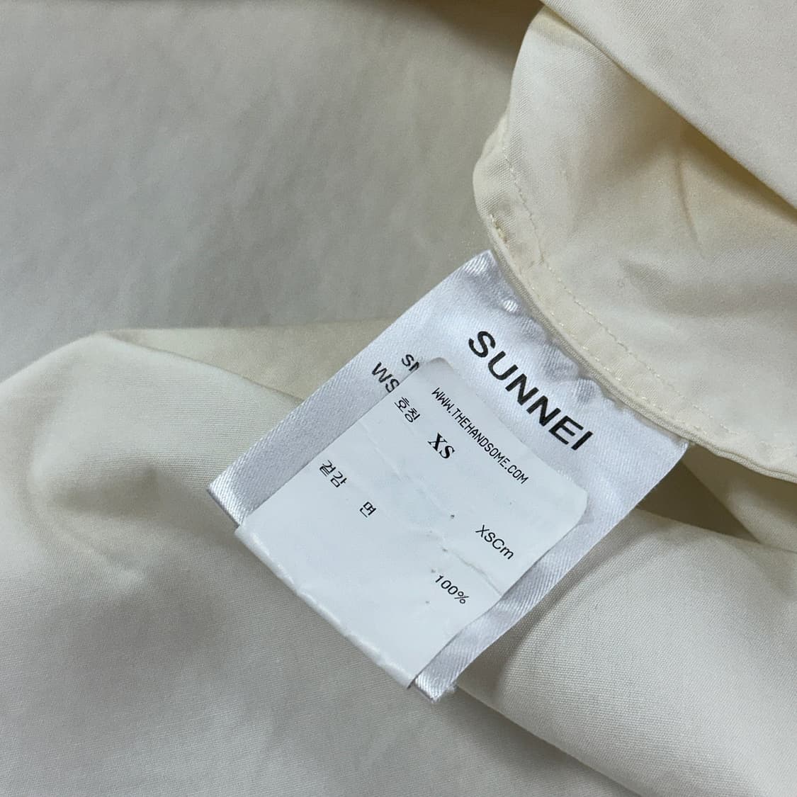 써네이 SUNNEI 오버사이즈 스티치 셔츠 상품이미지3