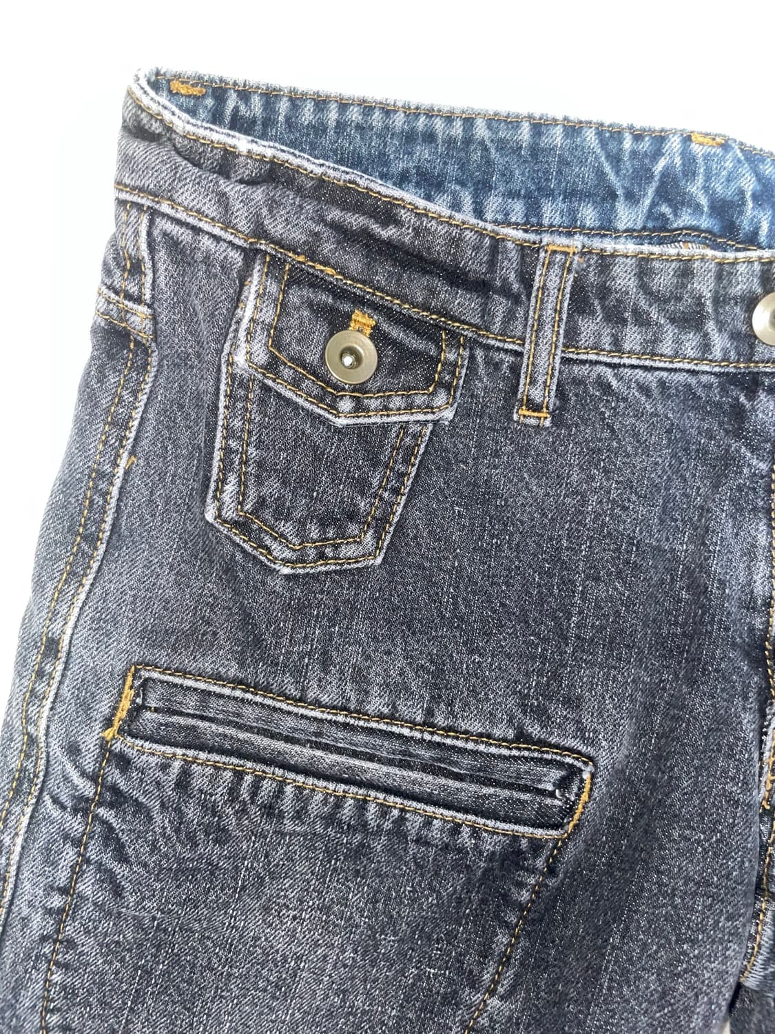 JapaneseVintage black boot cut pants 상품이미지4