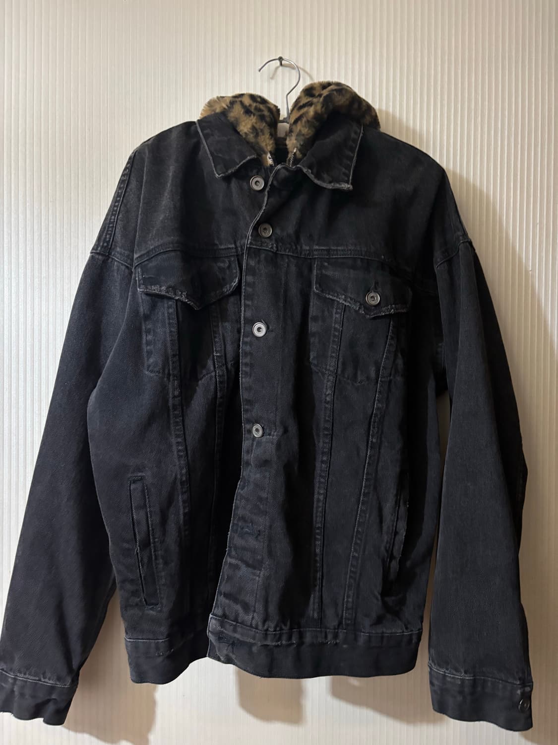 퍼 흑청자켓  상품이미지5