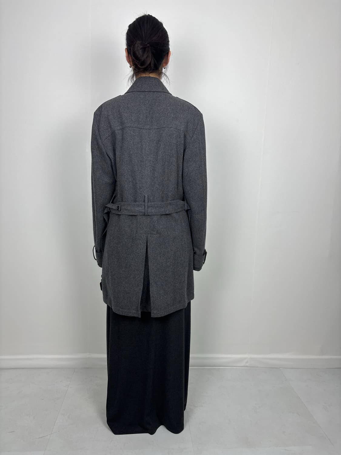 LAYERED DETAIL HALF COAT 상품이미지3