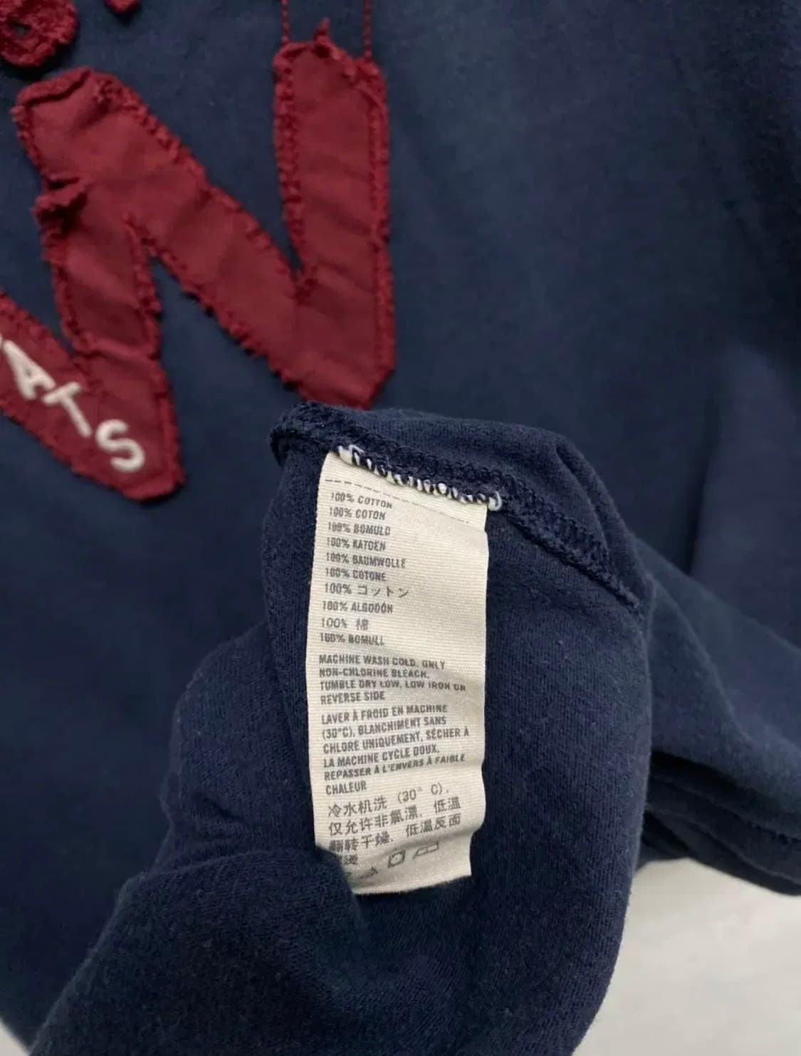 아베크롬비 A&F W 네이비 티셔츠 XL 상품이미지6