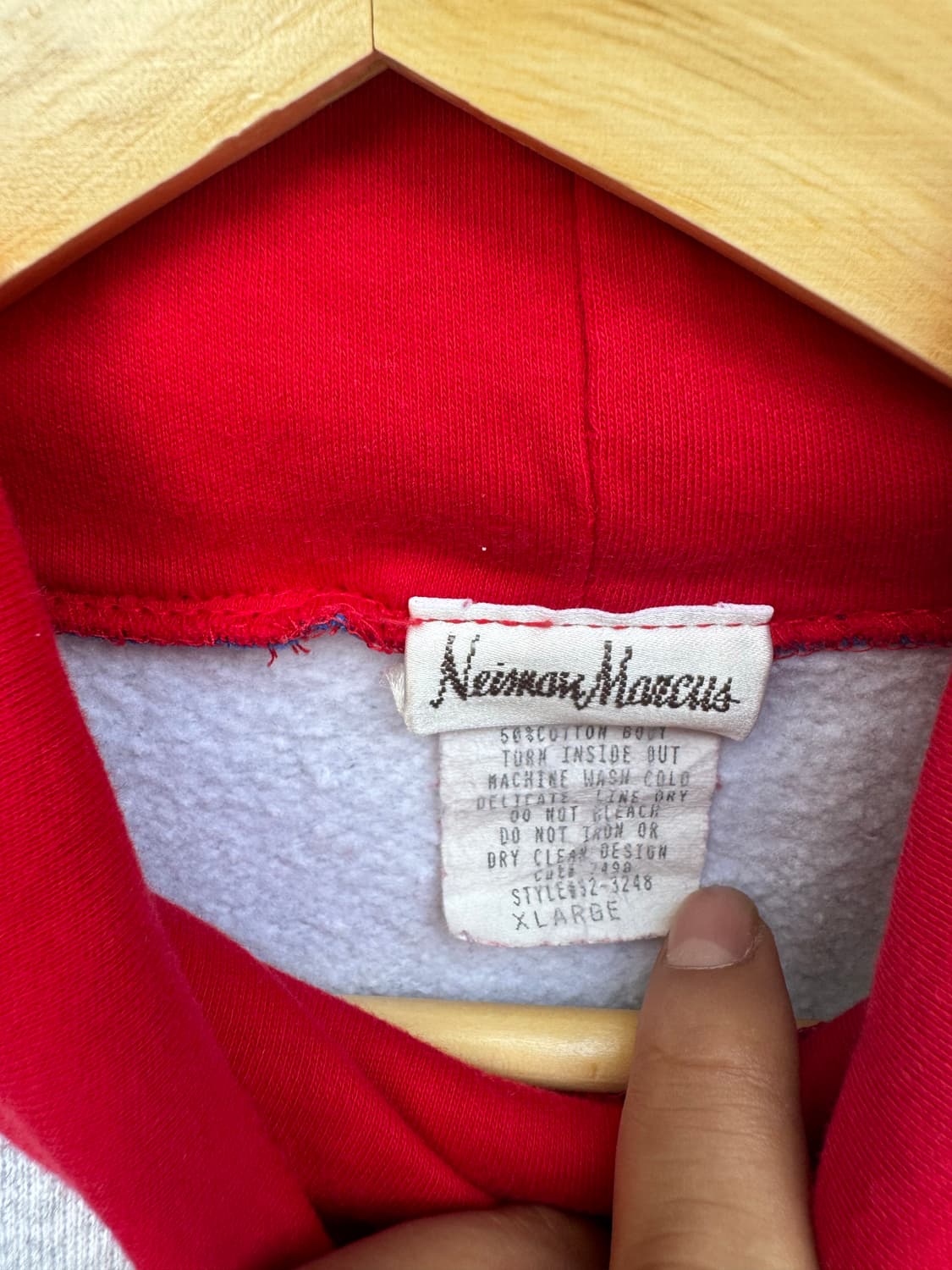 90s neiman marcus 빈티지 프린팅 폴라 맨투맨 스웻셔츠 상품이미지4