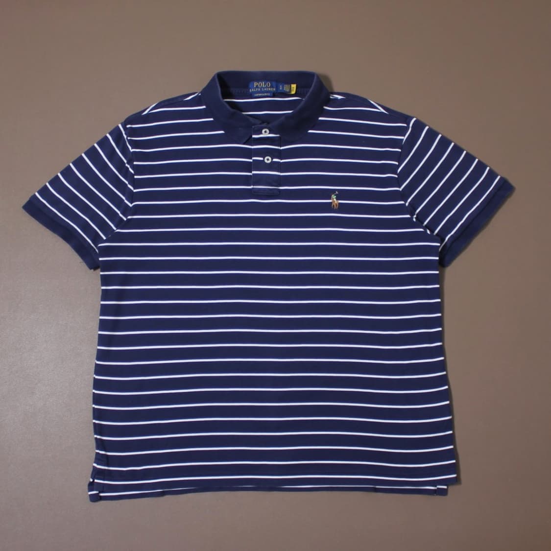 Polo 폴로 랄프로렌 QR인증 클래식 스트라이프 반팔  상품이미지1
