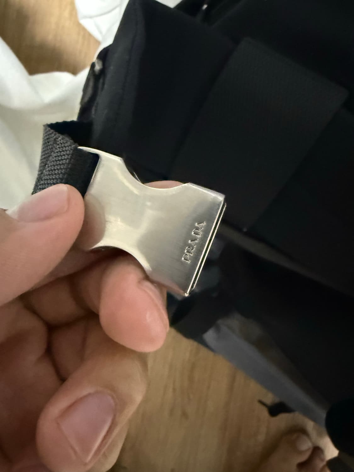 프라다 스포츠 유틸리티 레더 나일론 백팩 상품이미지7