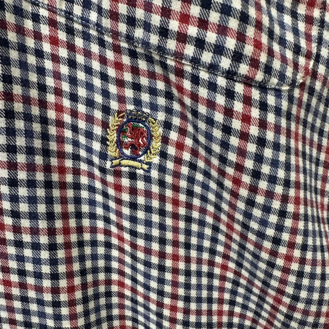 (L)90'S 타미 체크 셔츠-Y369 상품이미지6