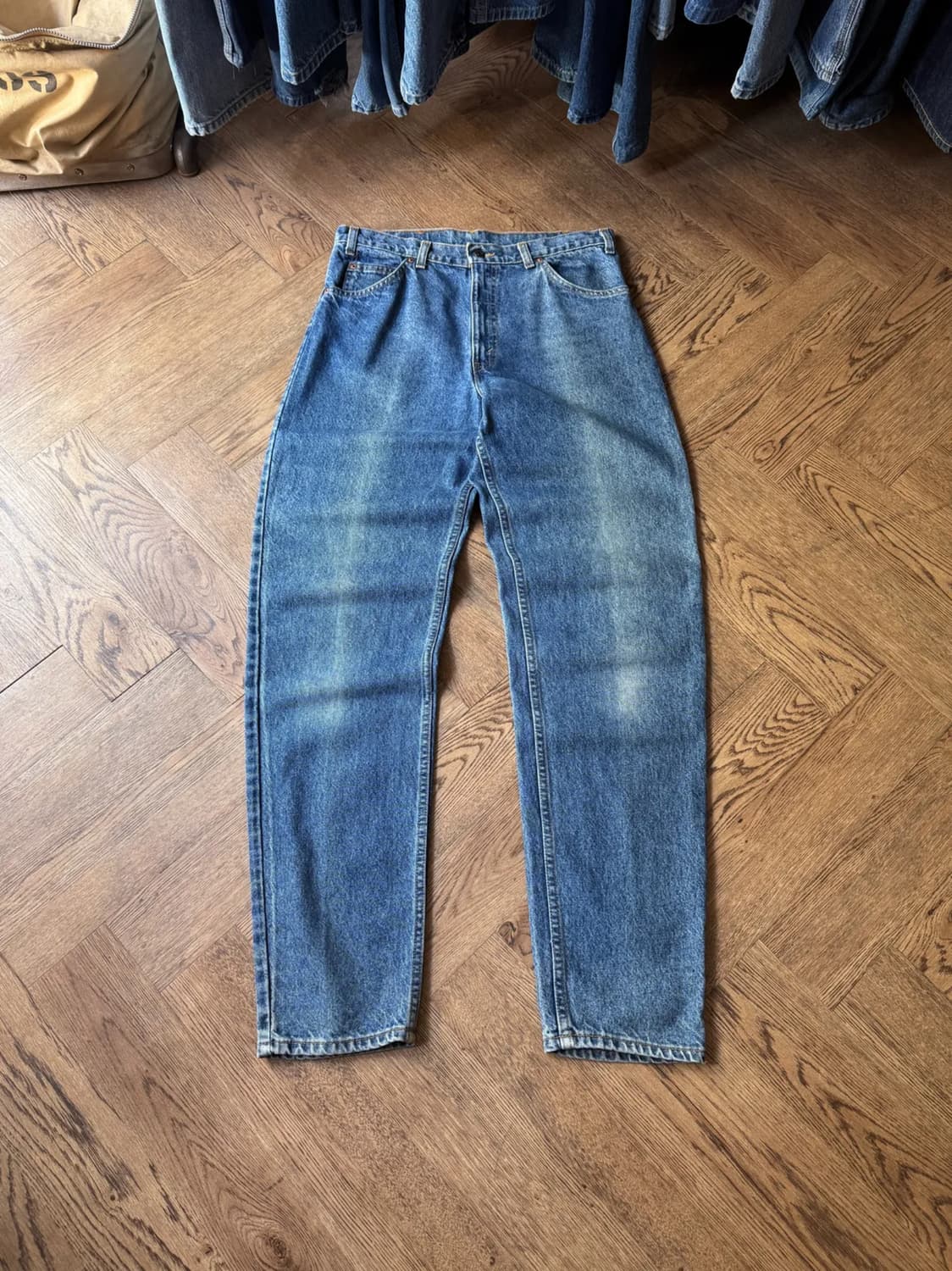 [33]90's 리바이스 오렌지탭 Made in USA 550 테이퍼드진 상품이미지1