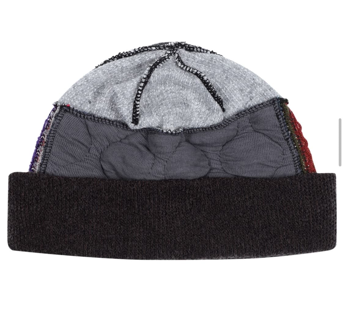 (완전 새상품) 코이세이오 패치워크 비니 브라운 상품이미지3