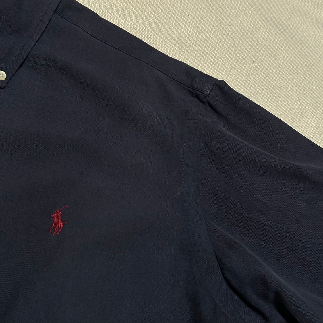 M 폴로랄프로렌 커스텀핏 네이비 코튼 셔츠  상품이미지5