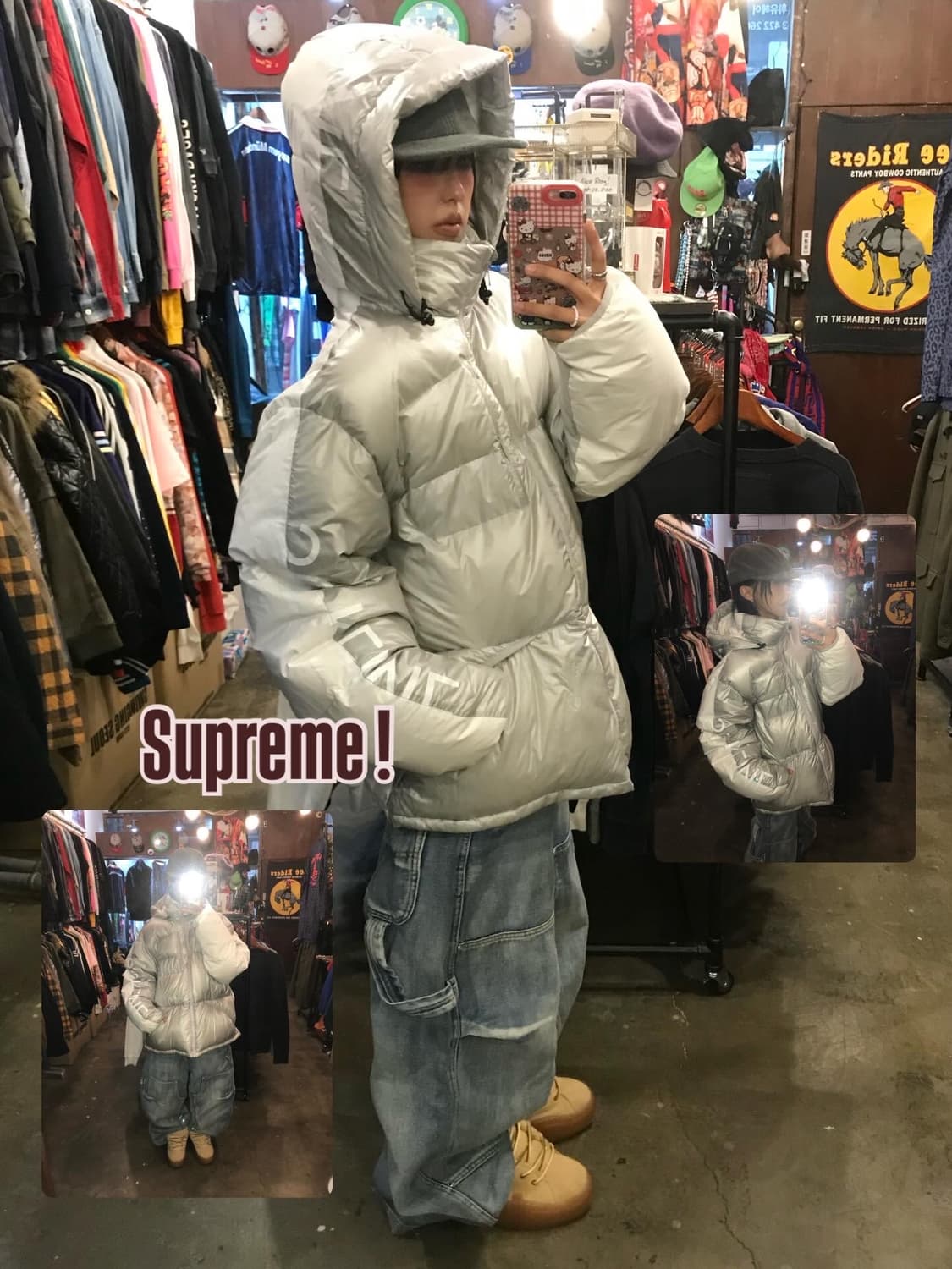 Supreme Featherweight Down Jacket Whit 상품이미지1