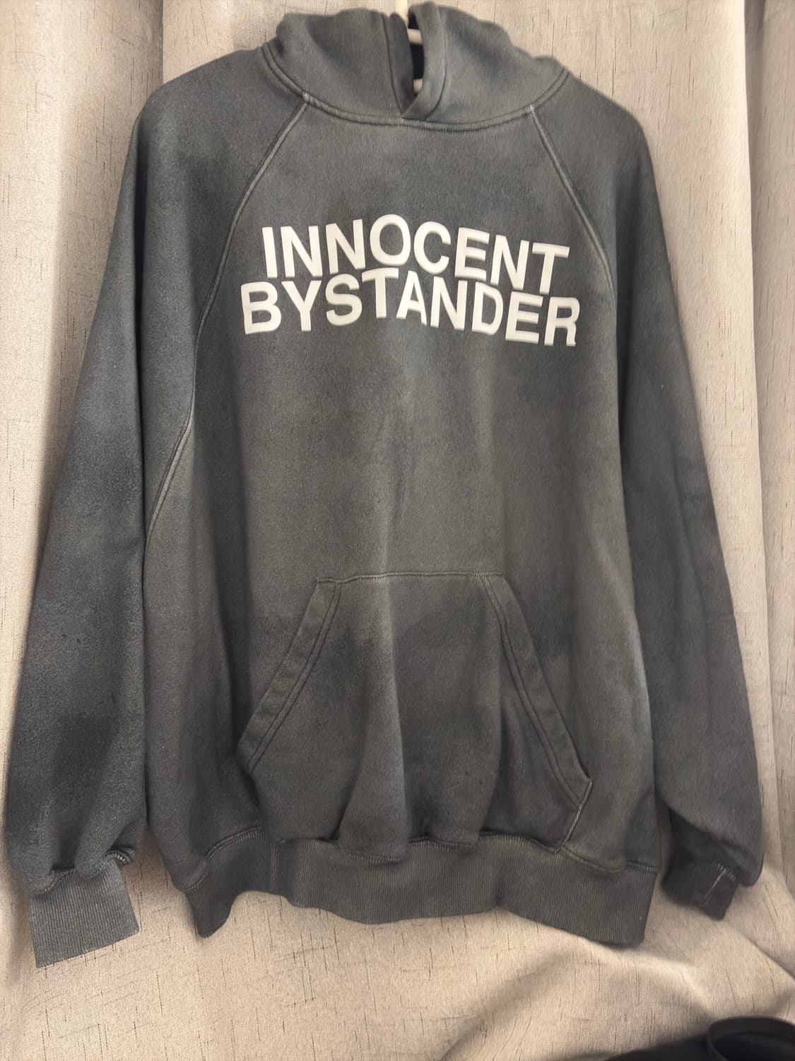 praying innocent bystander hoodie grey 상품이미지2