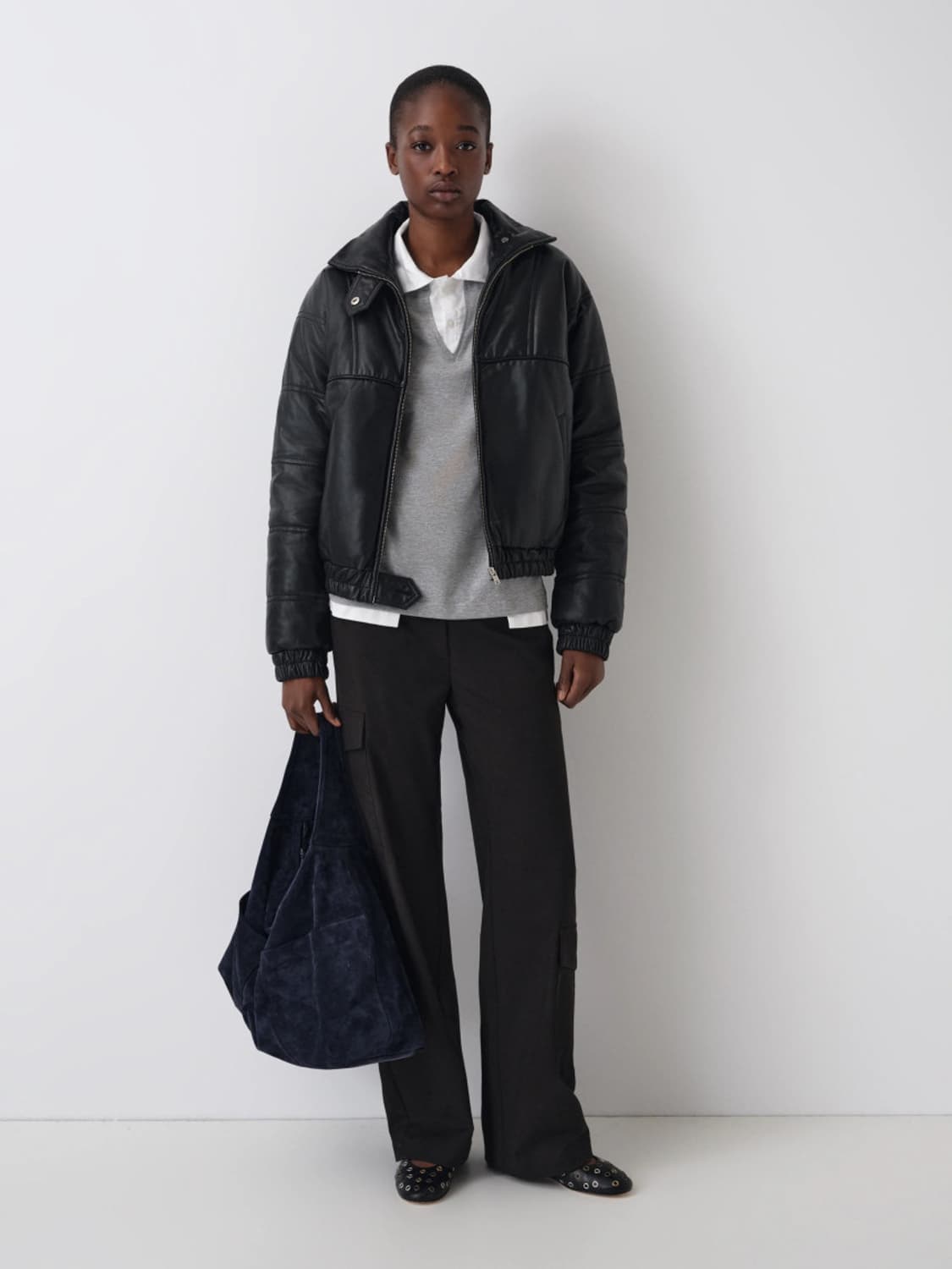 기마구아스 Maxi Sacco 맥시 사코백/네이비 상품이미지2