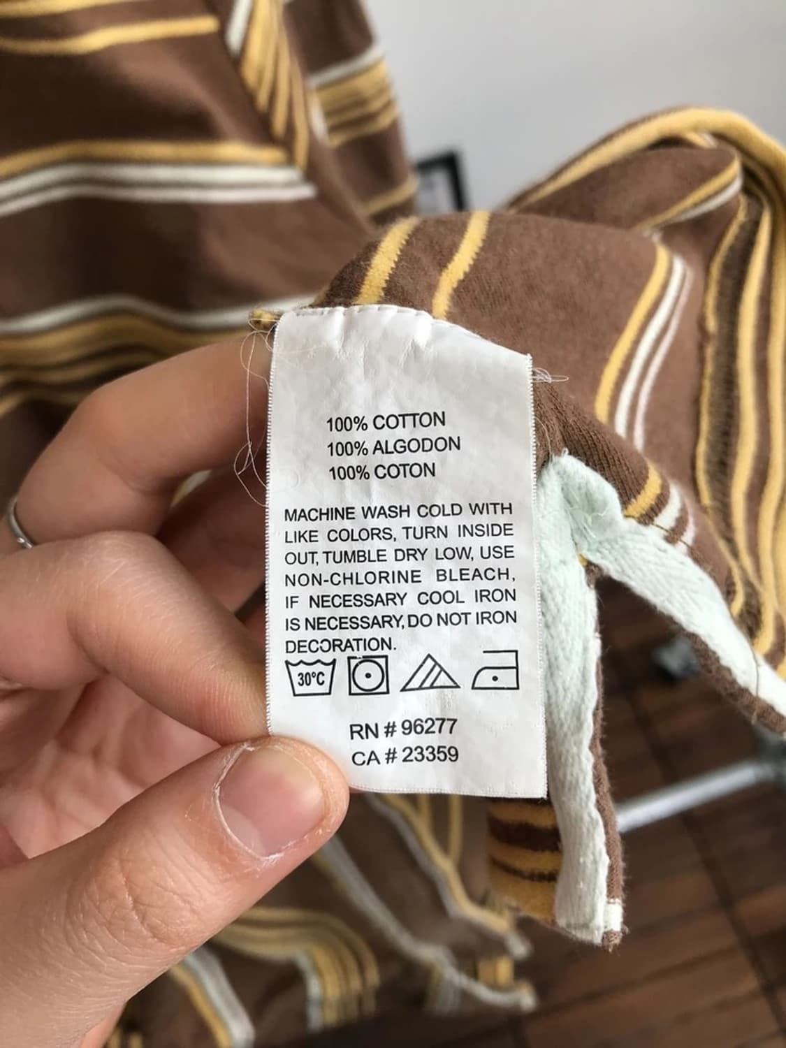 Vans Brown Stripe Polo Shirt 상품이미지8