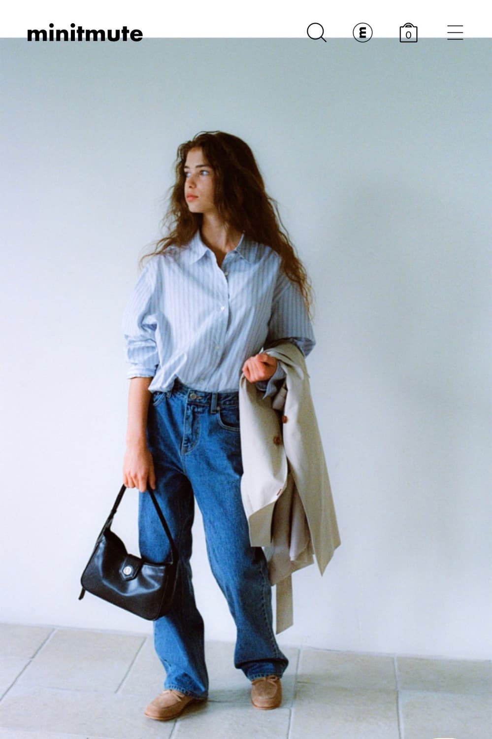 미닛뮤트 바톤백미니 블랙 상품이미지8