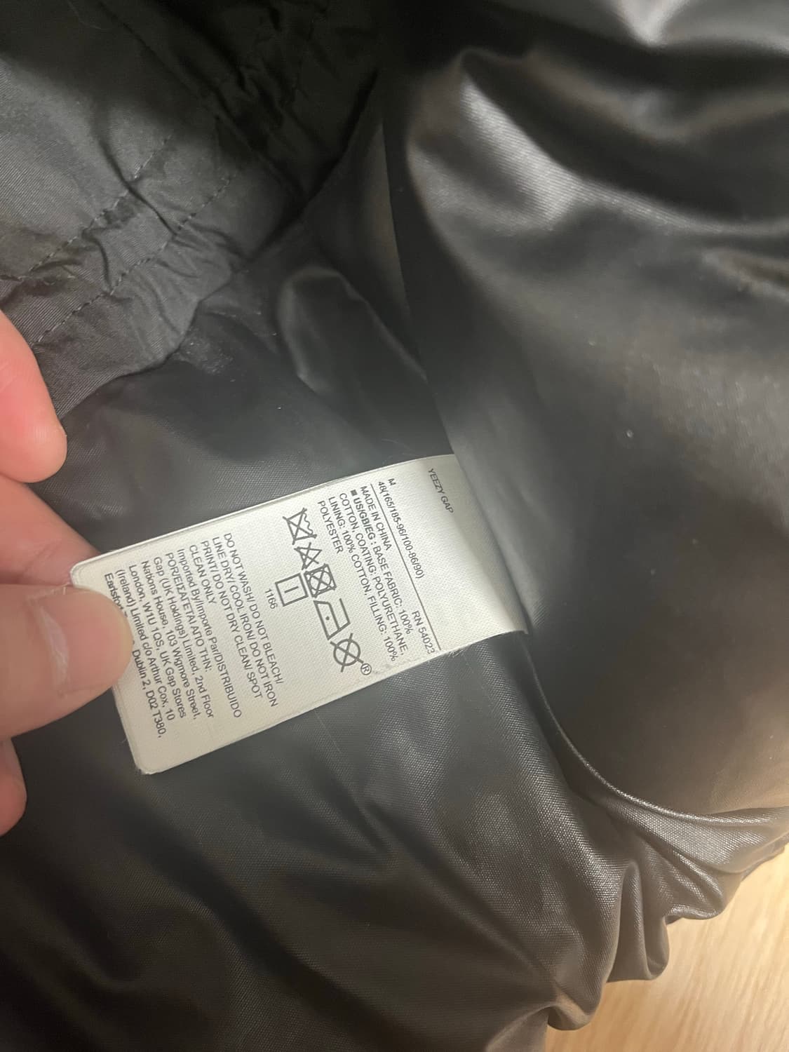 이지 갭 라운드 자켓 블랙 상품이미지4