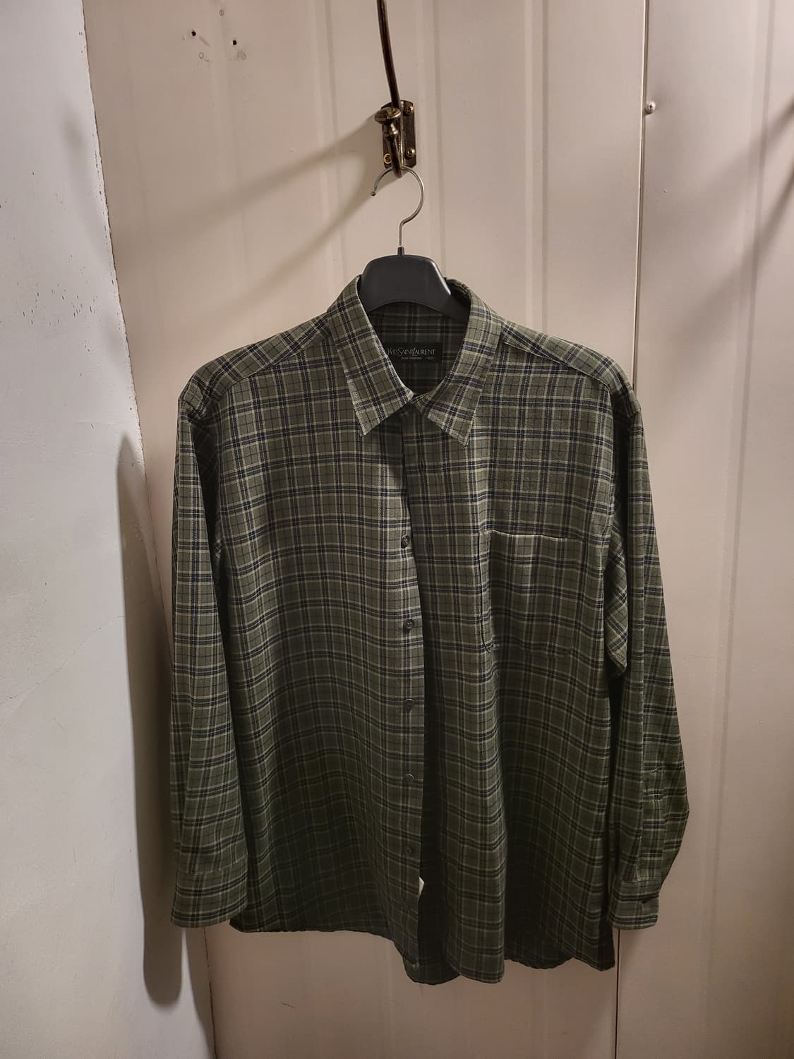 입생로랑  체크 셔츠 상품이미지1