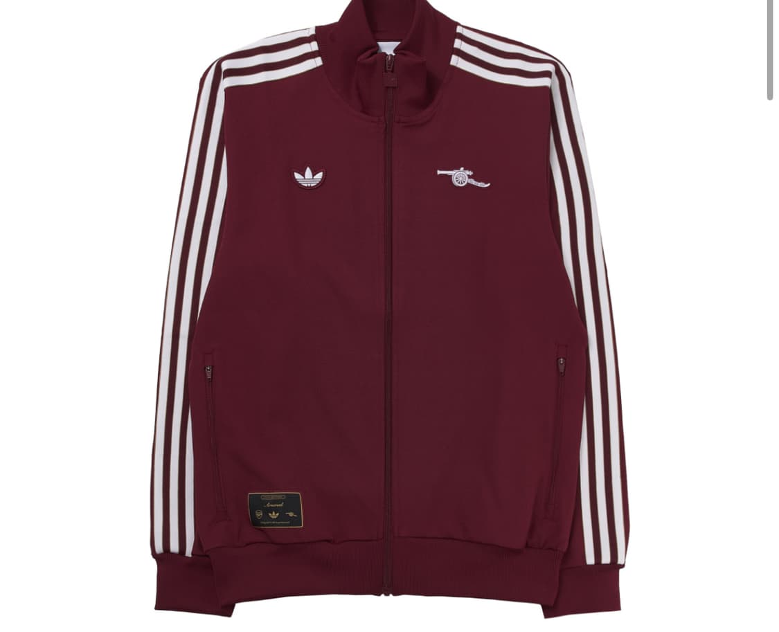 아디다스 아스널 트랙탑 버건디 져지  상품이미지1